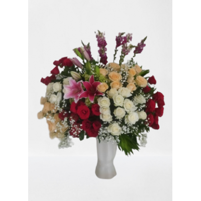 Desk Flower Full Mawar 807